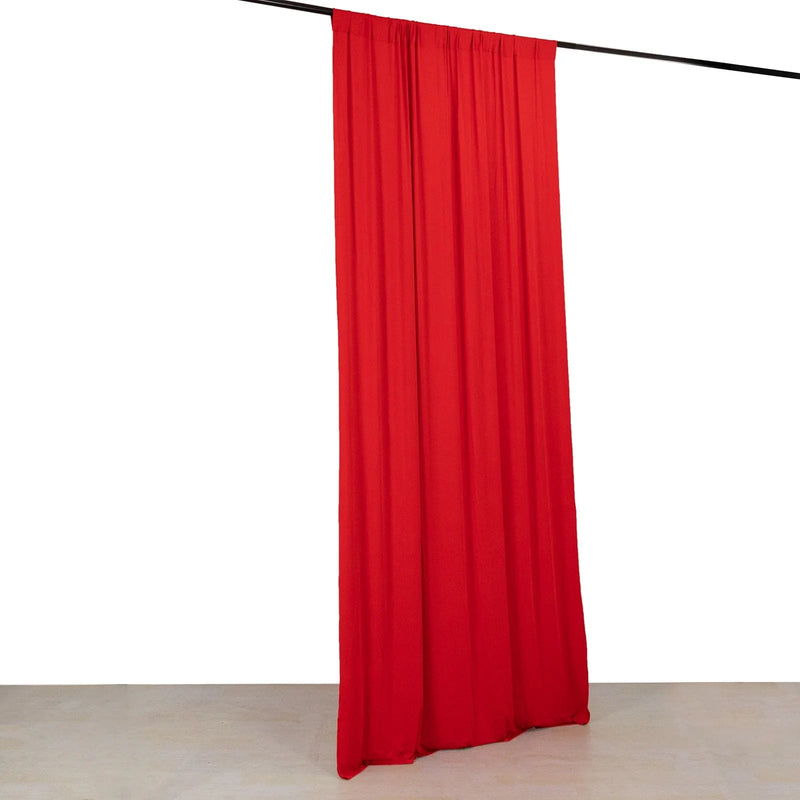 5 ft x 10 ft 4-Way Stretch Spandex Divider Backdrop Curtain