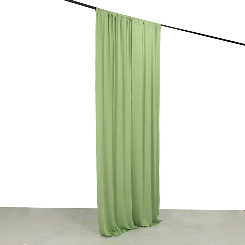 5 ft x 10 ft 4-Way Stretch Spandex Divider Backdrop Curtain