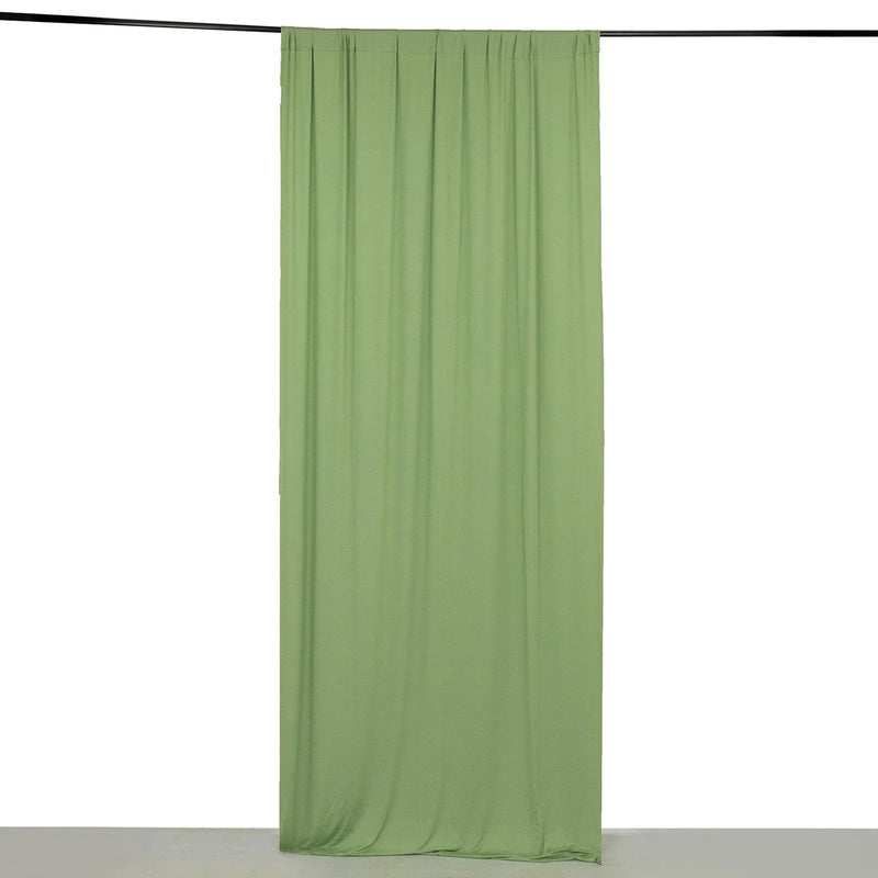 5 ft x 10 ft 4-Way Stretch Spandex Divider Backdrop Curtain