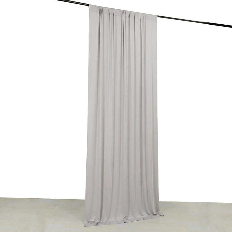 5 ft x 10 ft 4-Way Stretch Spandex Divider Backdrop Curtain