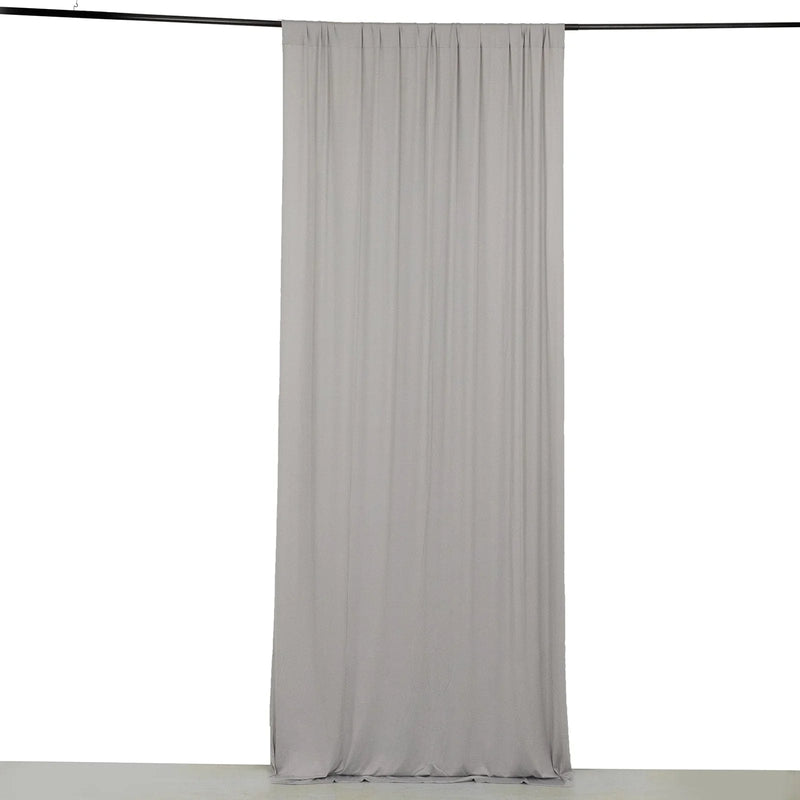 5 ft x 10 ft 4-Way Stretch Spandex Divider Backdrop Curtain