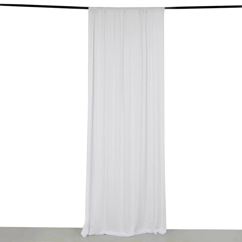 5 ft x 10 ft 4-Way Stretch Spandex Divider Backdrop Curtain