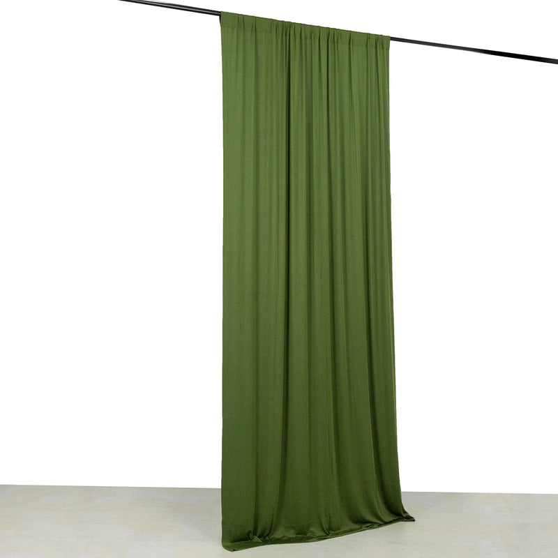 5 ft x 10 ft 4-Way Stretch Spandex Divider Backdrop Curtain