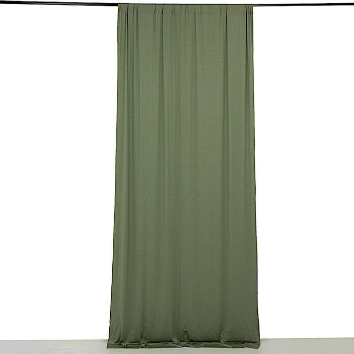 5 ft x 10 ft 4-Way Stretch Spandex Divider Backdrop Curtain CUR_PANSPX_5X10_DSG