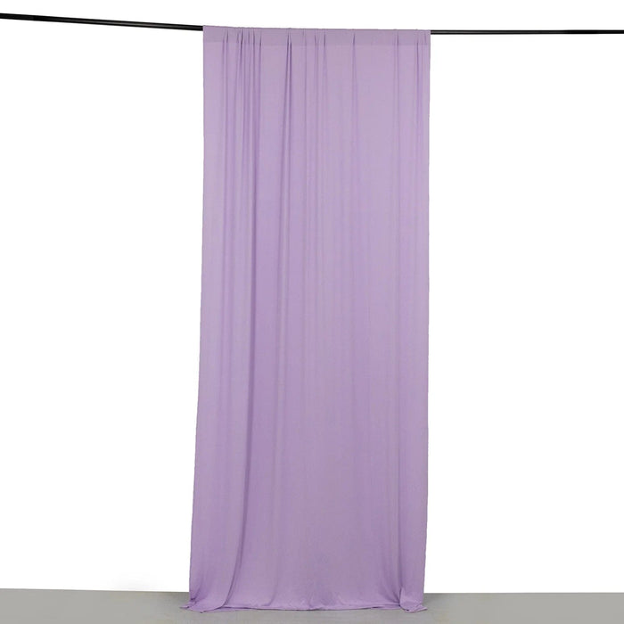 5 ft x 10 ft 4-Way Stretch Spandex Divider Backdrop Curtain CUR_PANSPX_5X10_LAV