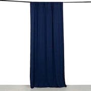 5 ft x 10 ft 4-Way Stretch Spandex Divider Backdrop Curtain CUR_PANSPX_5X10_NAVY