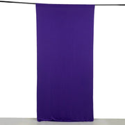 5 ft x 10 ft 4-Way Stretch Spandex Divider Backdrop Curtain CUR_PANSPX_5X10_PURP
