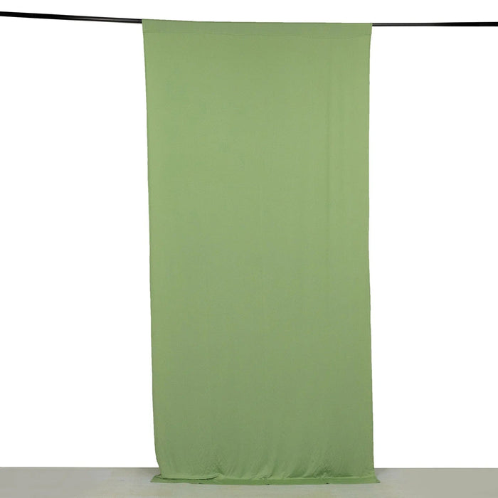 5 ft x 10 ft 4-Way Stretch Spandex Divider Backdrop Curtain CUR_PANSPX_5X10_SAGE
