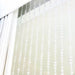 5 ft x 10 ft Acrylic Crystal Beaded Curtain with Polyester Rod Pocket - Clear CUR_F02_5X10FT_CLR