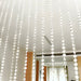 5 ft x 10 ft Acrylic Crystal Beaded Curtain with Polyester Rod Pocket - Clear CUR_F02_5X10FT_CLR