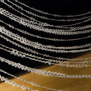 5 ft x 10 ft Acrylic Crystal Beaded Curtain with Polyester Rod Pocket - Clear CUR_F02_5X10FT_CLR