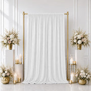 5 ft x 10 ft Crushed Velvet Backdrop Curtain 70% Blackout with Rod Pocket