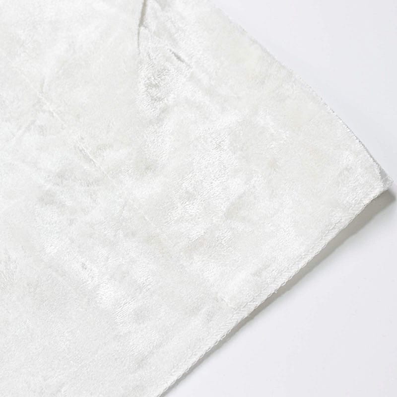 5 ft x 10 ft Crushed Velvet Backdrop Curtain 70% Blackout with Rod Pocket