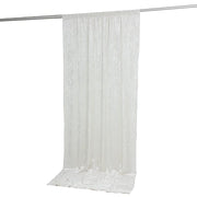 5 ft x 10 ft Crushed Velvet Backdrop Curtain 70% Blackout with Rod Pocket