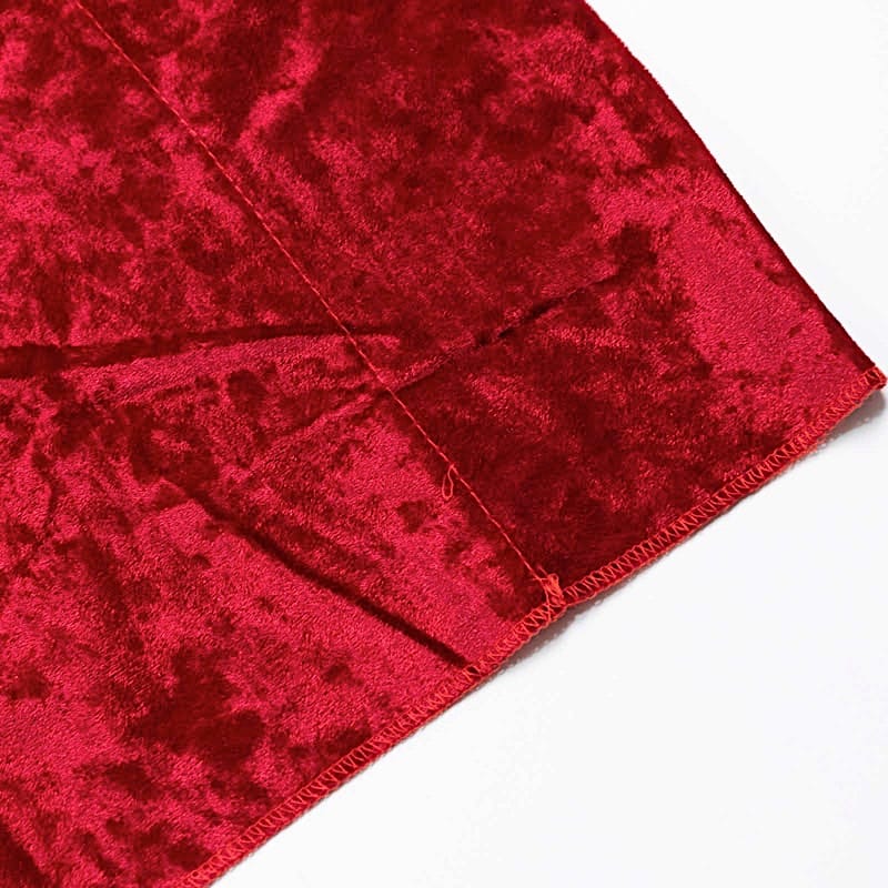 5 ft x 10 ft Crushed Velvet Backdrop Curtain 70% Blackout with Rod Pocket