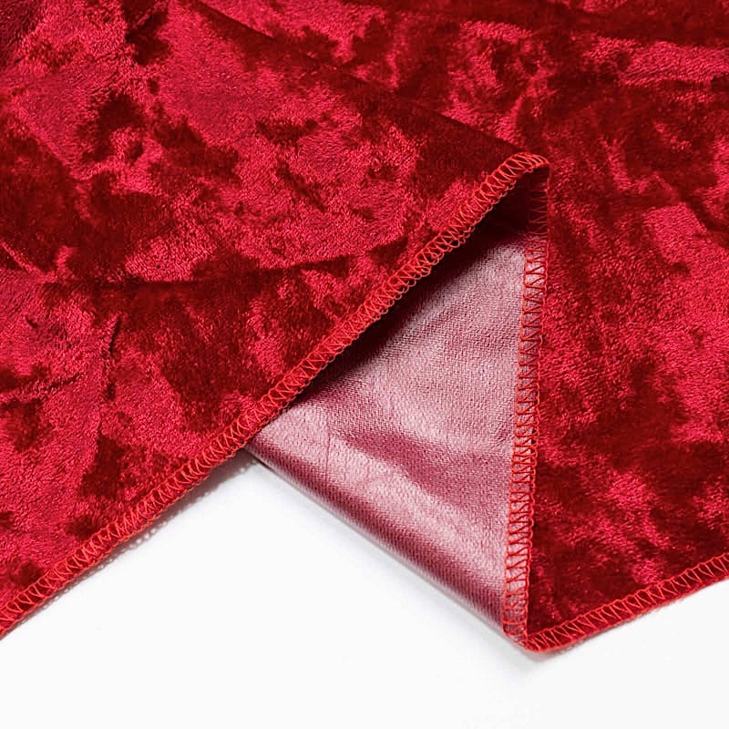 5 ft x 10 ft Crushed Velvet Backdrop Curtain 70% Blackout with Rod Pocket