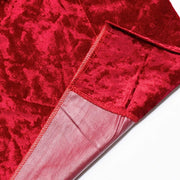5 ft x 10 ft Crushed Velvet Backdrop Curtain 70% Blackout with Rod Pocket