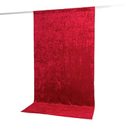 5 ft x 10 ft Crushed Velvet Backdrop Curtain 70% Blackout with Rod Pocket