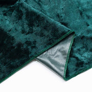 5 ft x 10 ft Crushed Velvet Backdrop Curtain 70% Blackout with Rod Pocket