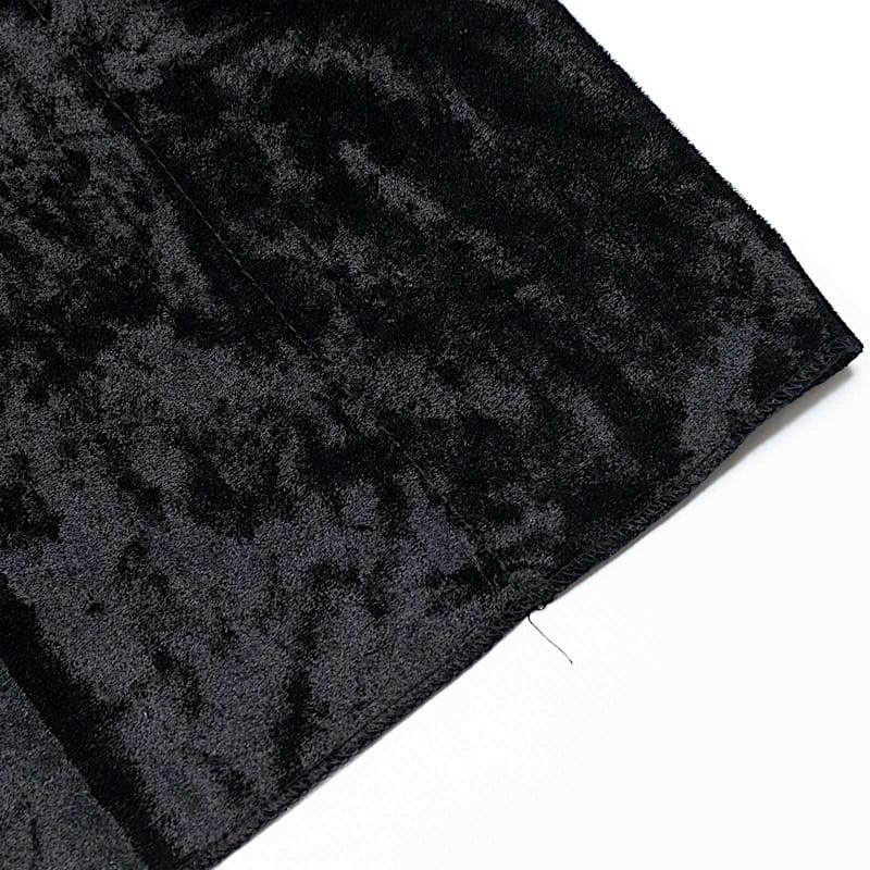5 ft x 10 ft Crushed Velvet Backdrop Curtain 70% Blackout with Rod Pocket