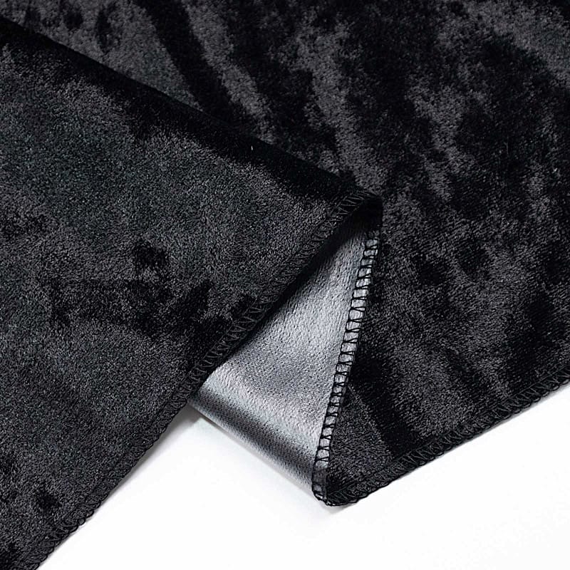 5 ft x 10 ft Crushed Velvet Backdrop Curtain 70% Blackout with Rod Pocket