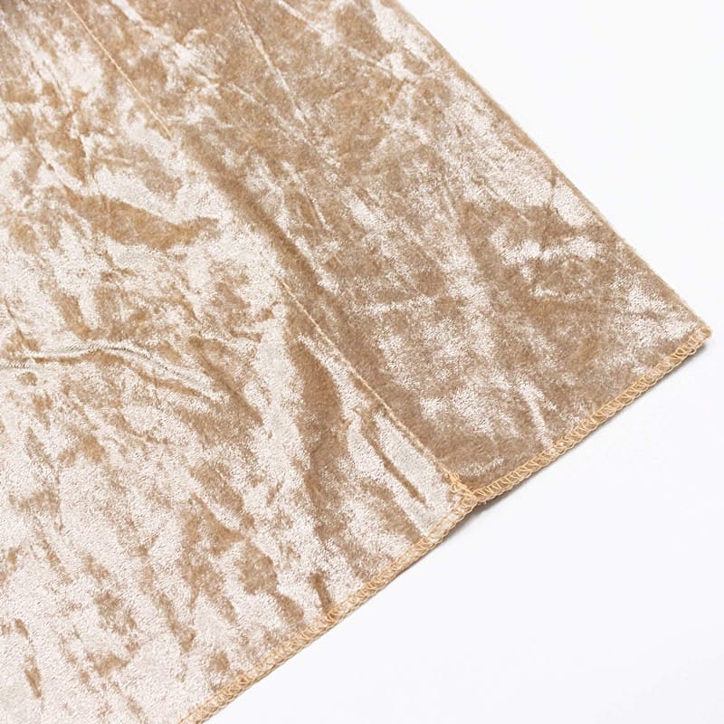 5 ft x 10 ft Crushed Velvet Backdrop Curtain 70% Blackout with Rod Pocket