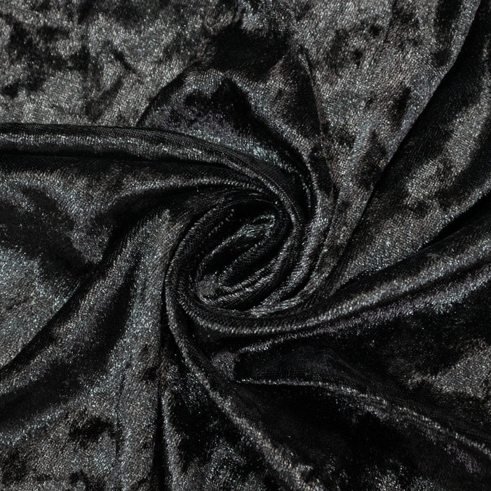 5 ft x 10 ft Crushed Velvet Backdrop Curtain with Rod Pocket