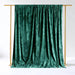 5 ft x 10 ft Crushed Velvet Backdrop Curtain with Rod Pocket