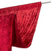 5 ft x 10 ft Crushed Velvet Backdrop Curtain with Rod Pocket