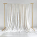 5 ft x 10 ft Crushed Velvet Backdrop Curtain with Rod Pocket