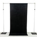 5 ft x 10 ft Crushed Velvet Backdrop Curtain with Rod Pocket BKDP_VEL_5X10_BLK
