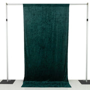 5 ft x 10 ft Crushed Velvet Backdrop Curtain with Rod Pocket BKDP_VEL_5X10_HUNT
