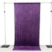 5 ft x 10 ft Crushed Velvet Backdrop Curtain with Rod Pocket BKDP_VEL_5X10_PURP