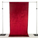 5 ft x 10 ft Crushed Velvet Backdrop Curtain with Rod Pocket BKDP_VEL_5X10_RED