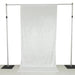 5 ft x 10 ft Crushed Velvet Backdrop Curtain with Rod Pocket BKDP_VEL_5X10_WHT