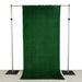 5 ft x 10 ft Polyester Photo Backdrop Curtain Drape Panel with Shaggy Fringe BKDP_STR02_5X10_GRN