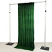 5 ft x 10 ft Polyester Photo Backdrop Curtain Drape Panel with Shaggy Fringe BKDP_STR02_5X10_GRN