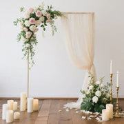 5 ft x 10 ft Wedding Arch Drape Backdrop Curtain Panel with Rod Pocket
