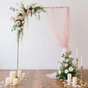 5 ft x 10 ft Wedding Arch Drape Backdrop Curtain Panel with Rod Pocket