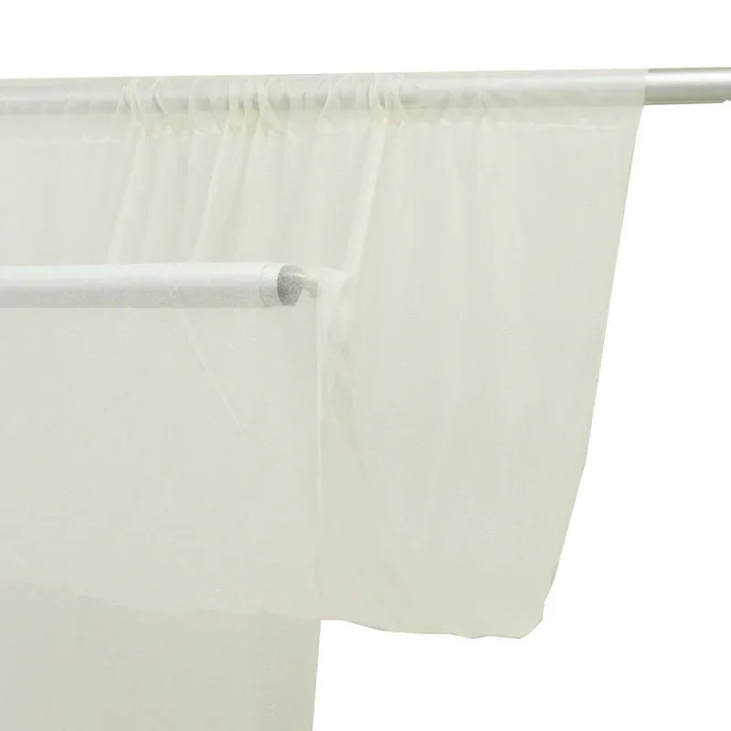 5 ft x 10 ft Wedding Arch Drape Backdrop Curtain Panel with Rod Pocket CUR_PANCHIF01_5x10_IVR