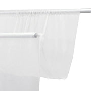 5 ft x 10 ft Wedding Arch Drape Backdrop Curtain Panel with Rod Pocket CUR_PANCHIF01_5x10_WHT