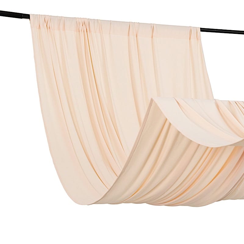 5 ft x 12 ft 4-Way Stretch Spandex Divider Backdrop Curtain