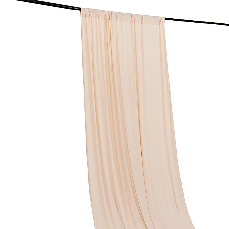 5 ft x 12 ft 4-Way Stretch Spandex Divider Backdrop Curtain