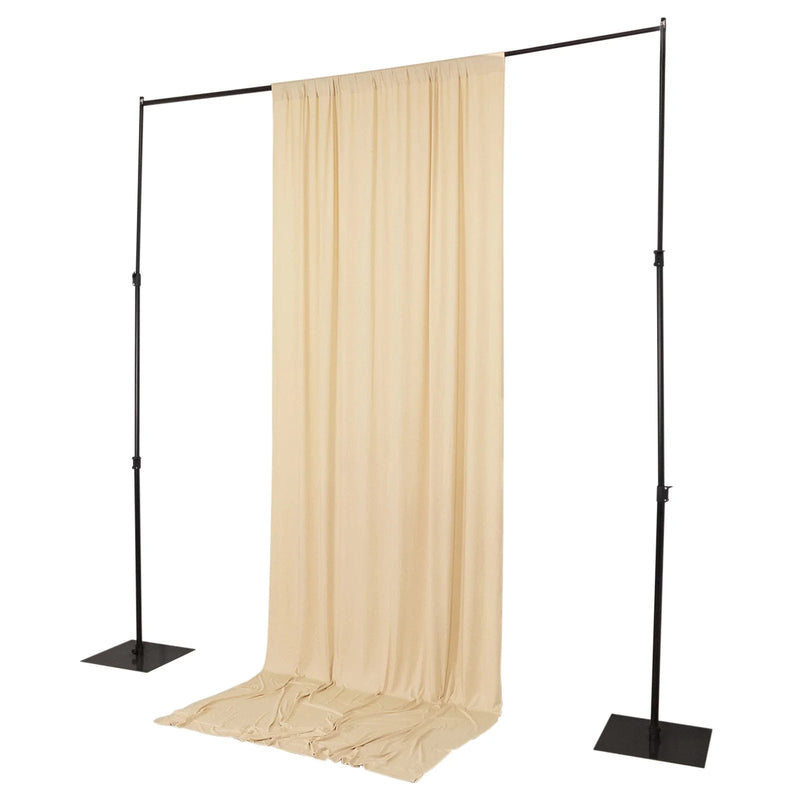5 ft x 12 ft 4-Way Stretch Spandex Divider Backdrop Curtain