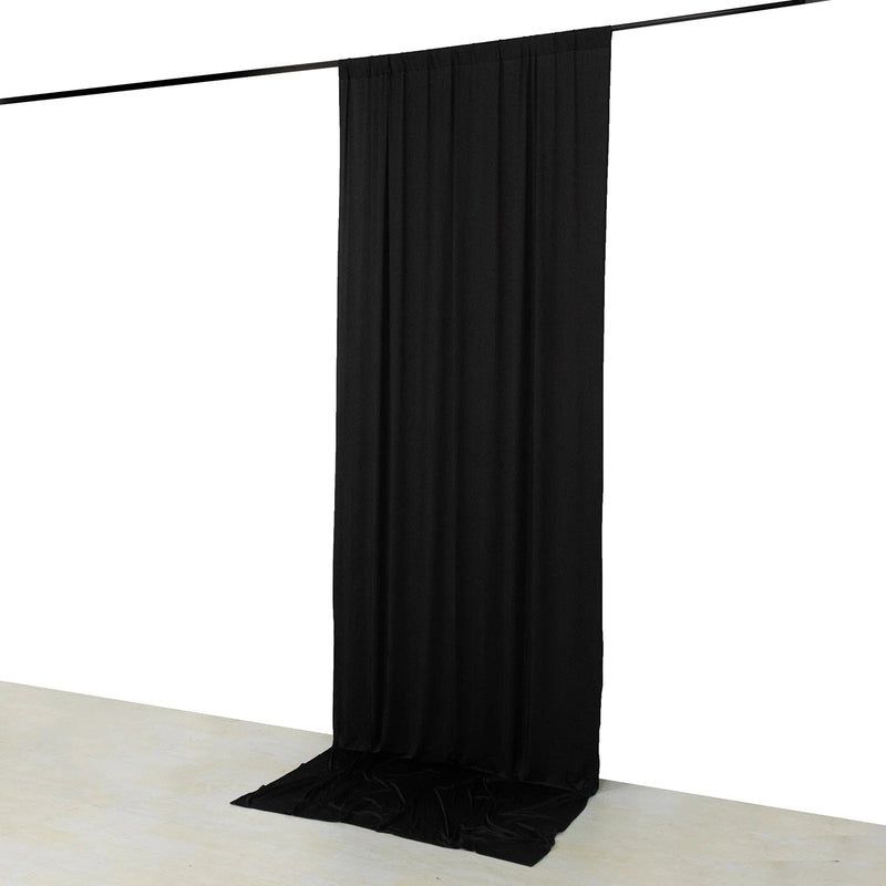 5 ft x 12 ft 4-Way Stretch Spandex Divider Backdrop Curtain