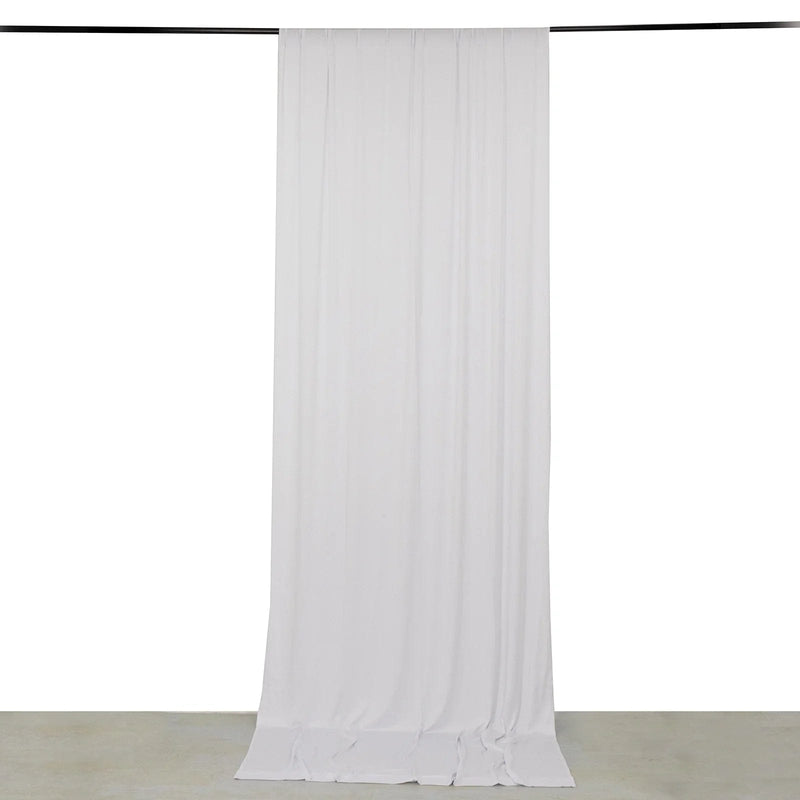 5 ft x 12 ft 4-Way Stretch Spandex Divider Backdrop Curtain