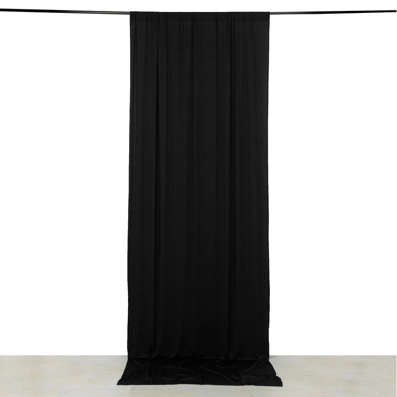 5 ft x 12 ft 4-Way Stretch Spandex Divider Backdrop Curtain