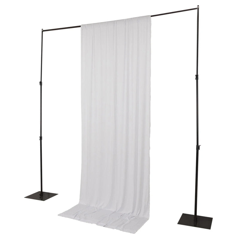 5 ft x 12 ft 4-Way Stretch Spandex Divider Backdrop Curtain CUR_PANSPX_5X12_WHT