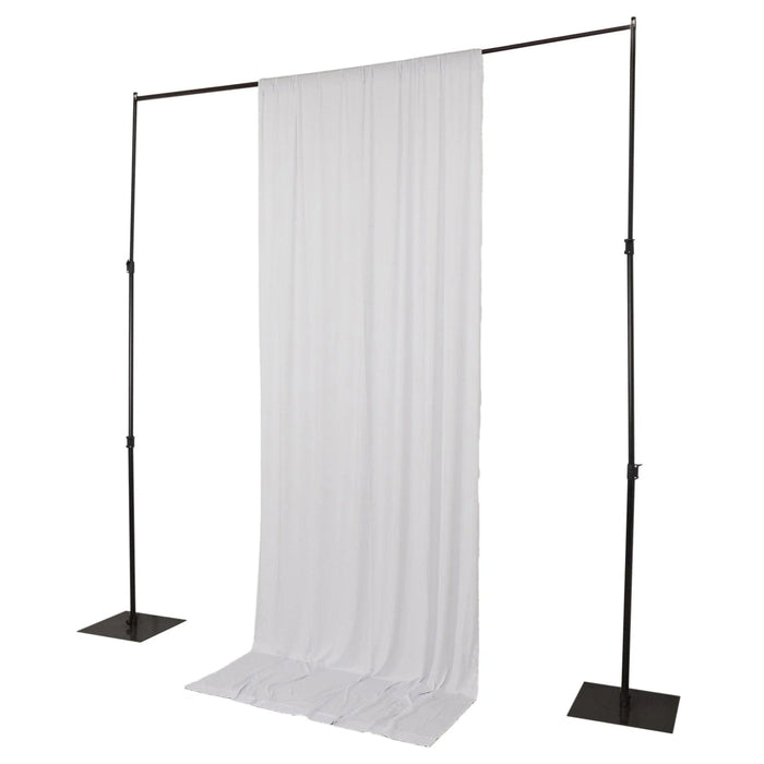5 ft x 12 ft 4-Way Stretch Spandex Divider Backdrop Curtain CUR_PANSPX_5X12_WHT