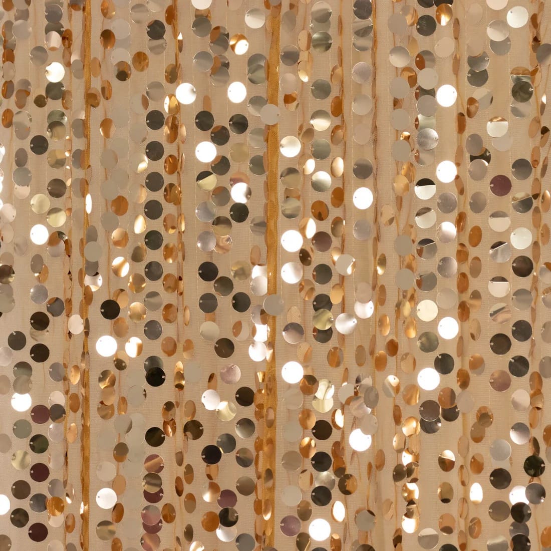 5 ft x 12 ft Big Payette Sequined Backdrop Curtain with Rod Pocket